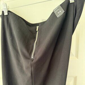 New Amanda + Chelsea Black Side Zip Pants
